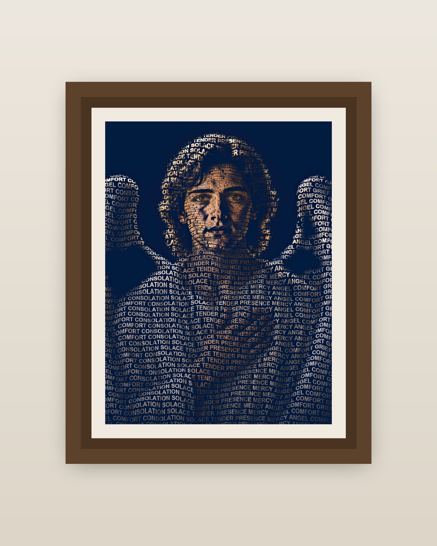 Framed on a wall