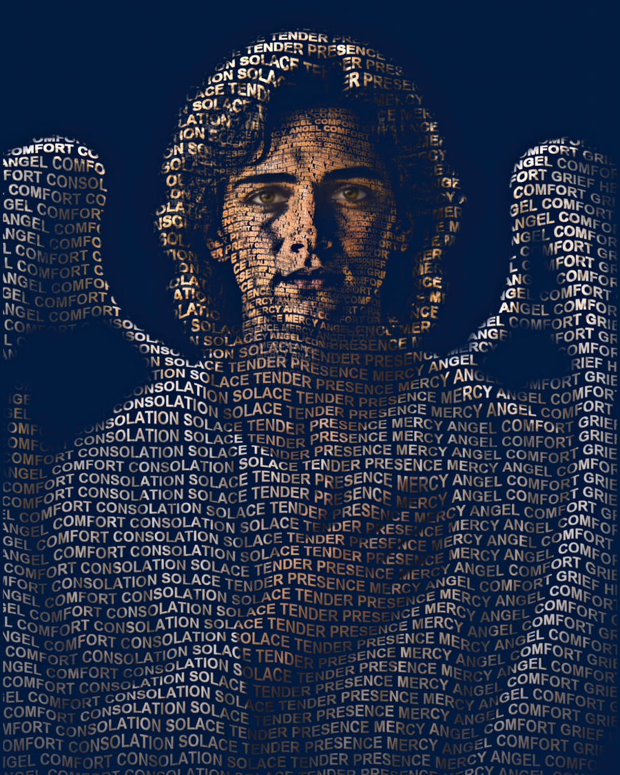 Angel of Comfort — sacred word portrait
