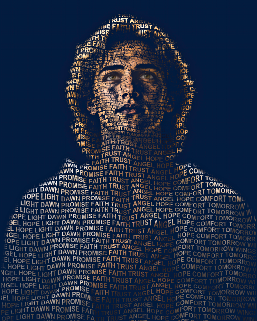Angel of Hope &mdash; sacred word portrait