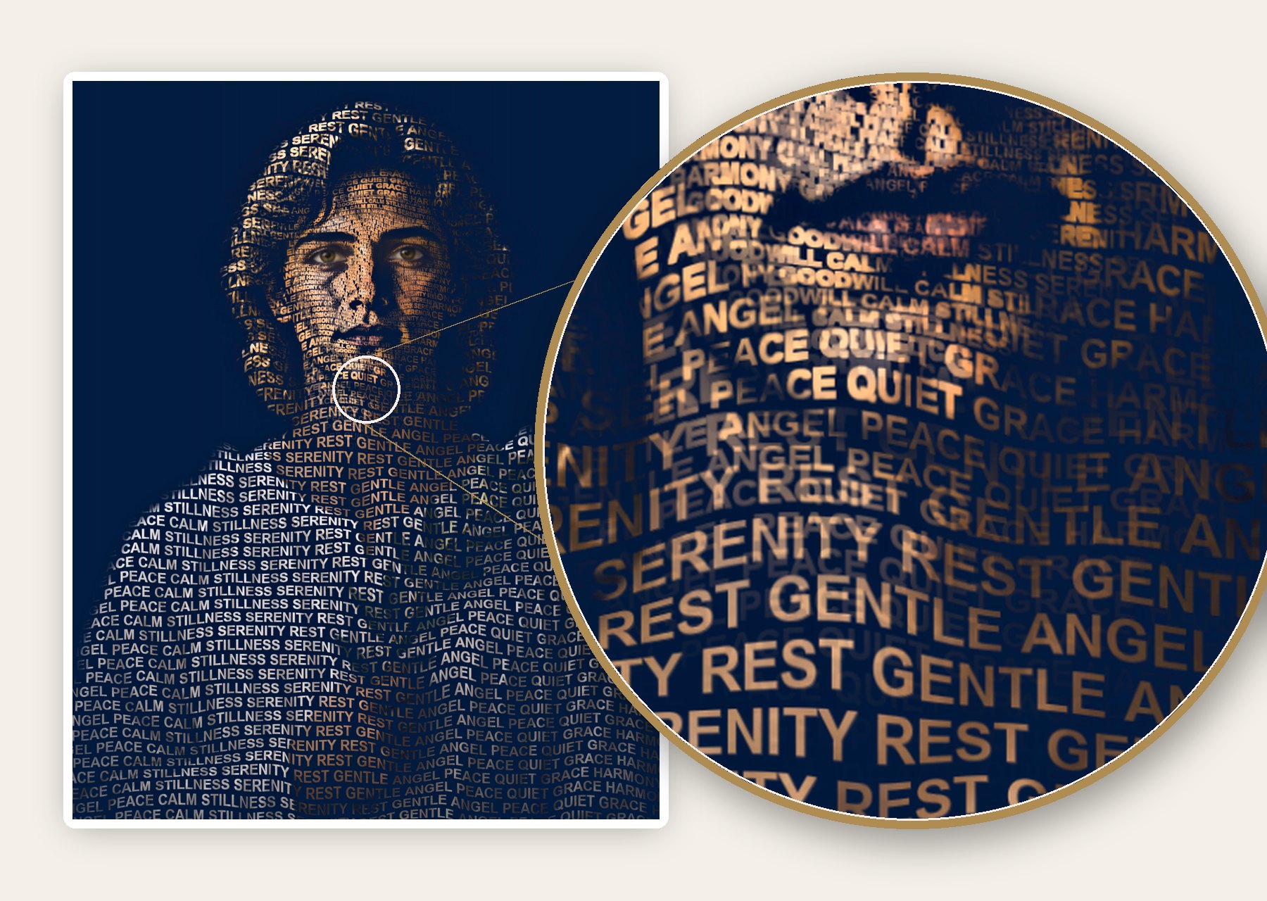 Detail &mdash; made of real words