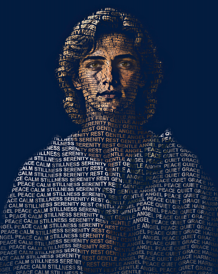 Angel of Peace — sacred word portrait