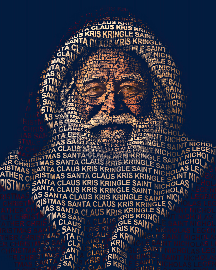 Father Christmas &mdash; sacred word portrait