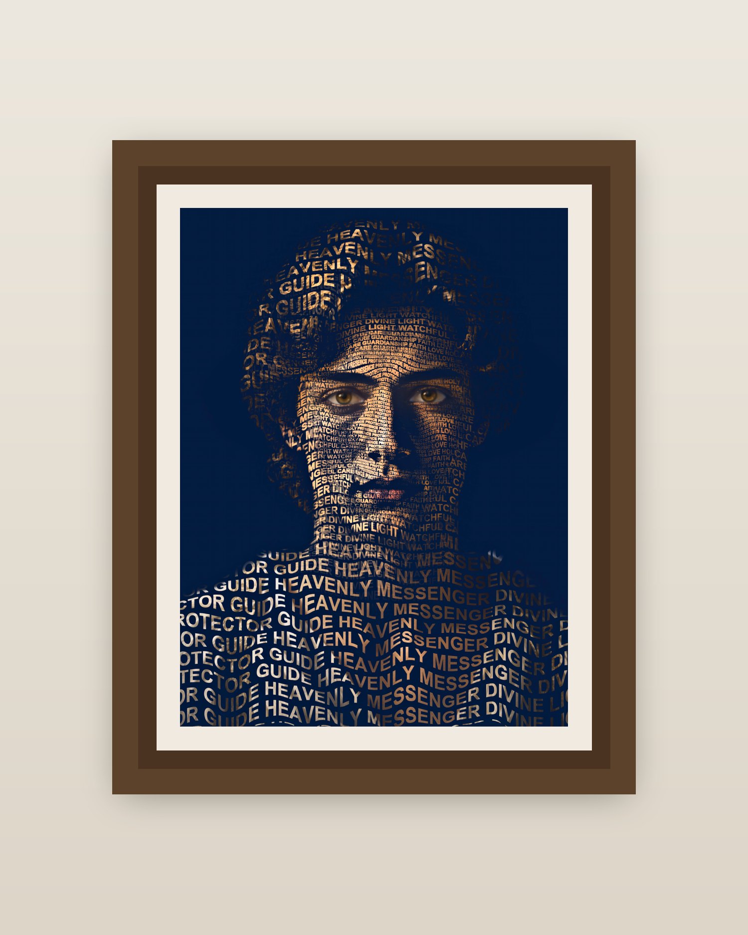 Framed on a wall