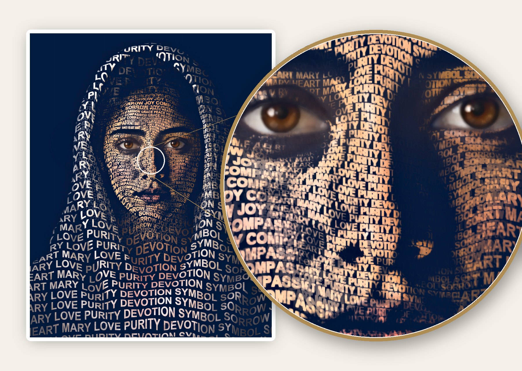 Detail &mdash; made of real words
