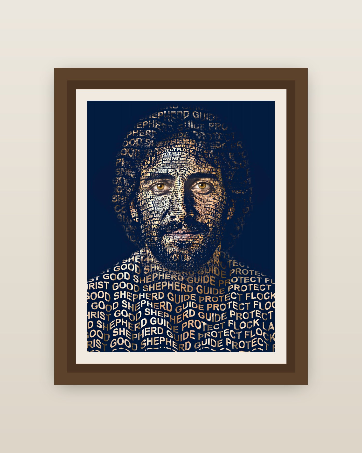 Framed on a wall