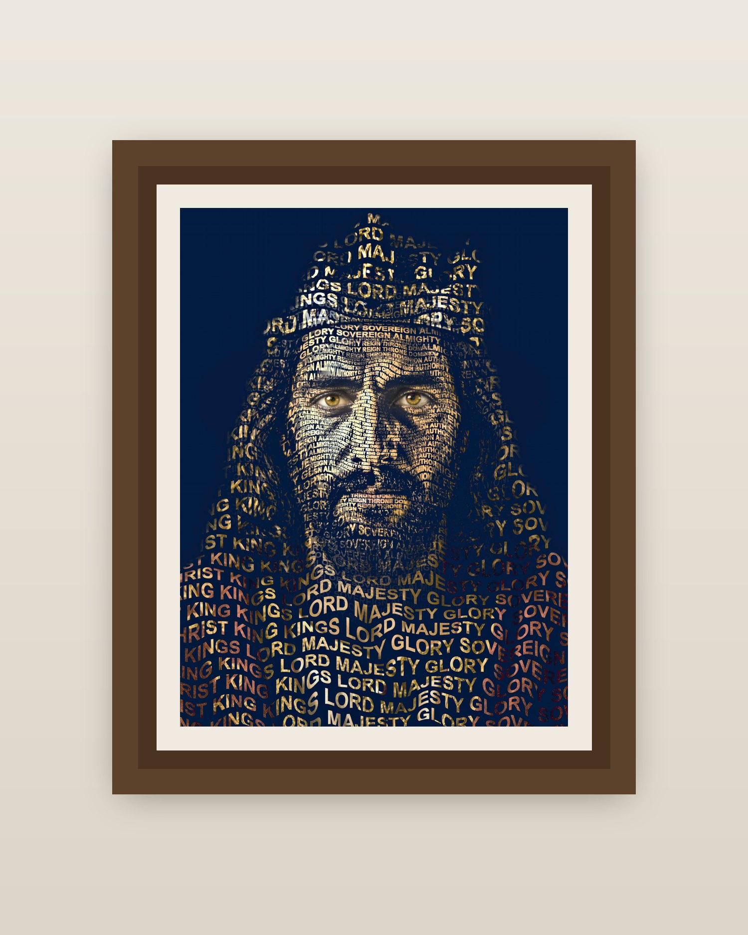 Framed on a wall