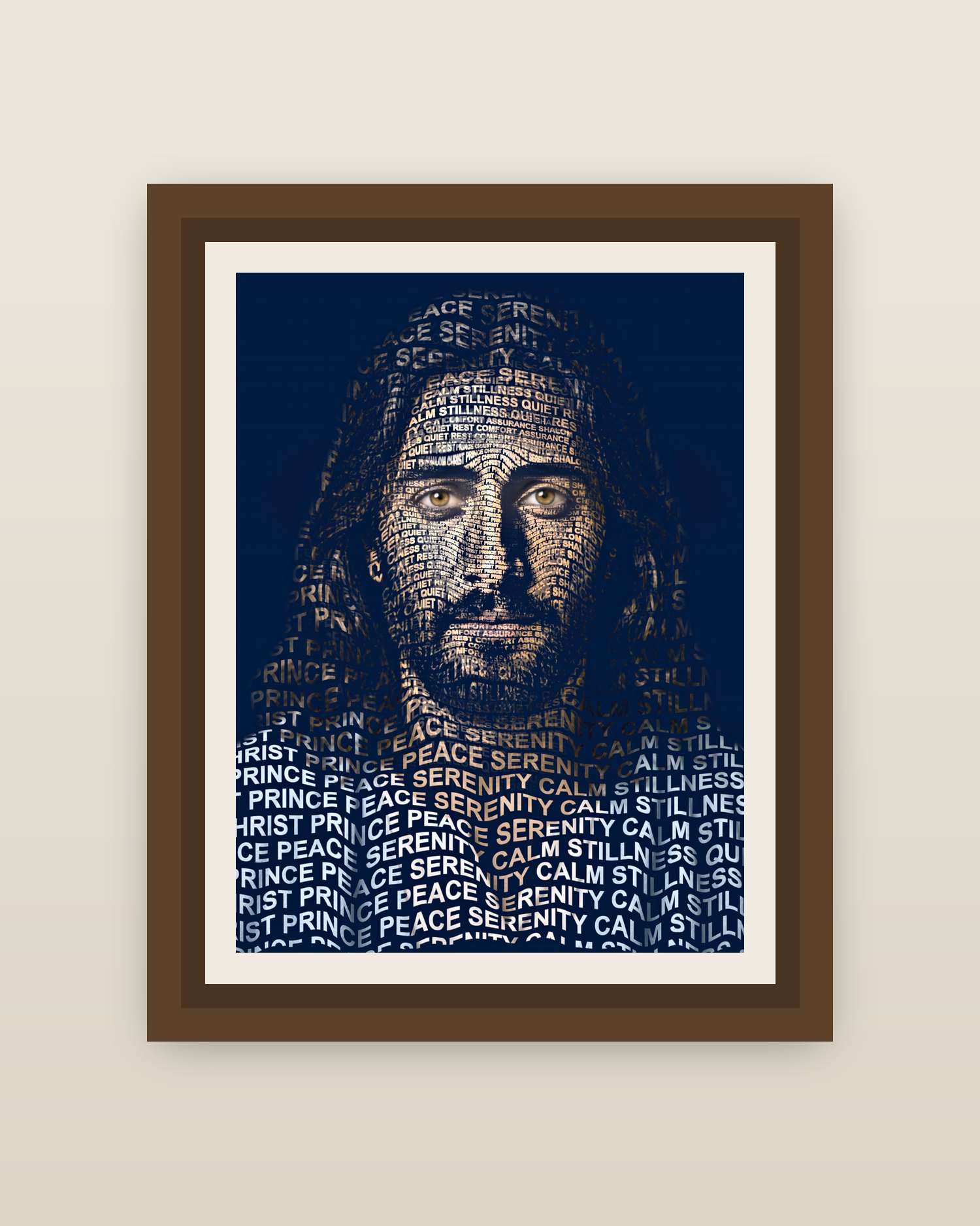 Framed on a wall