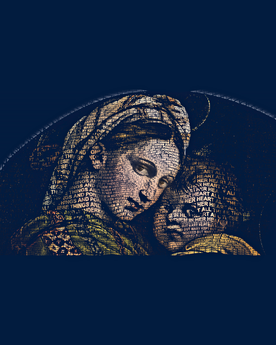 Madonna della Seggiola &mdash; sacred word portrait