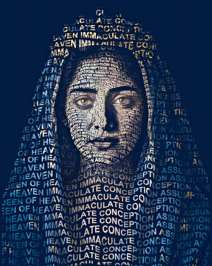 Mary, Queen of Heaven &mdash; word portrait