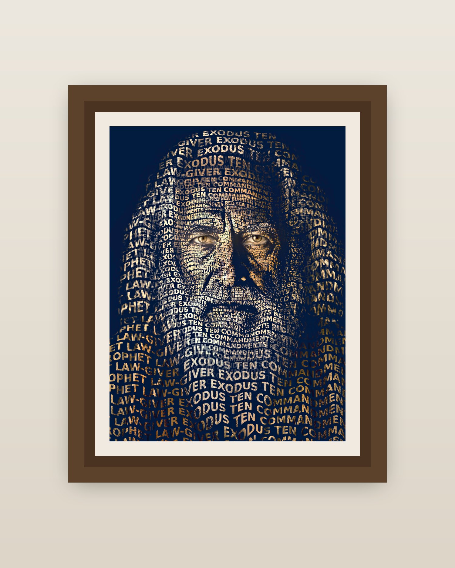 Framed on a wall