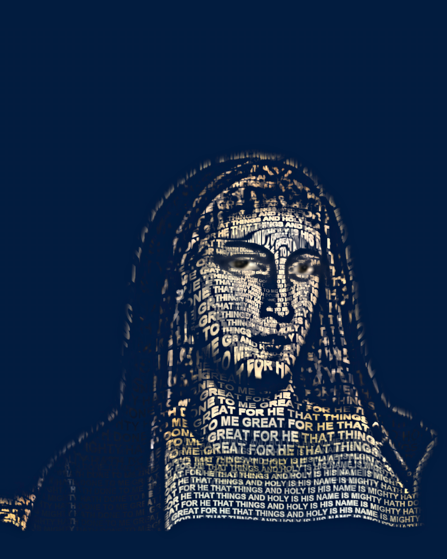 Ognissanti Madonna &mdash; sacred word portrait
