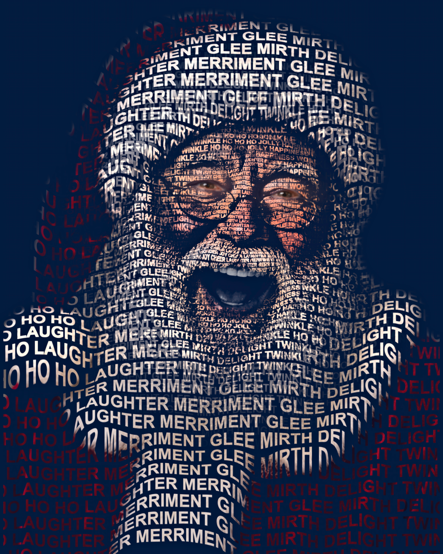 The Hearty Ho Ho Ho &mdash; sacred word portrait
