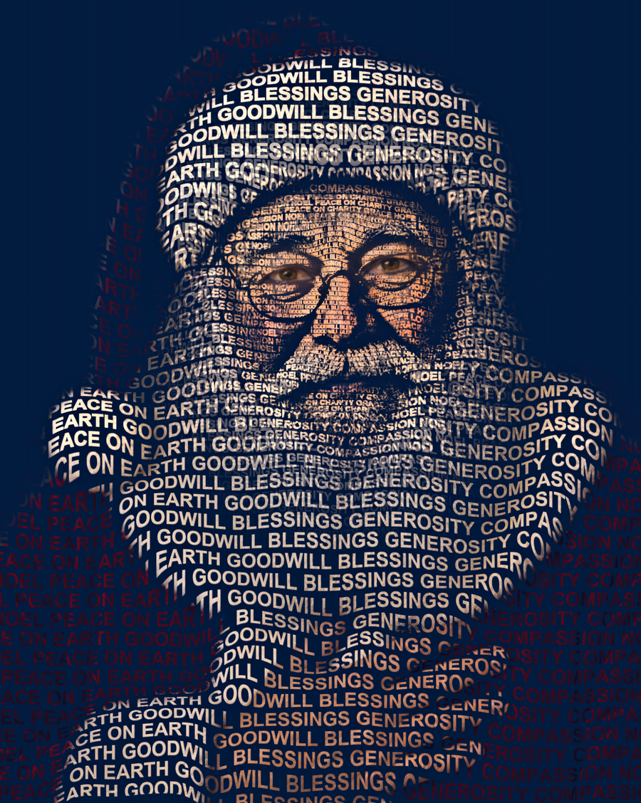 Peace & Goodwill &mdash; sacred word portrait