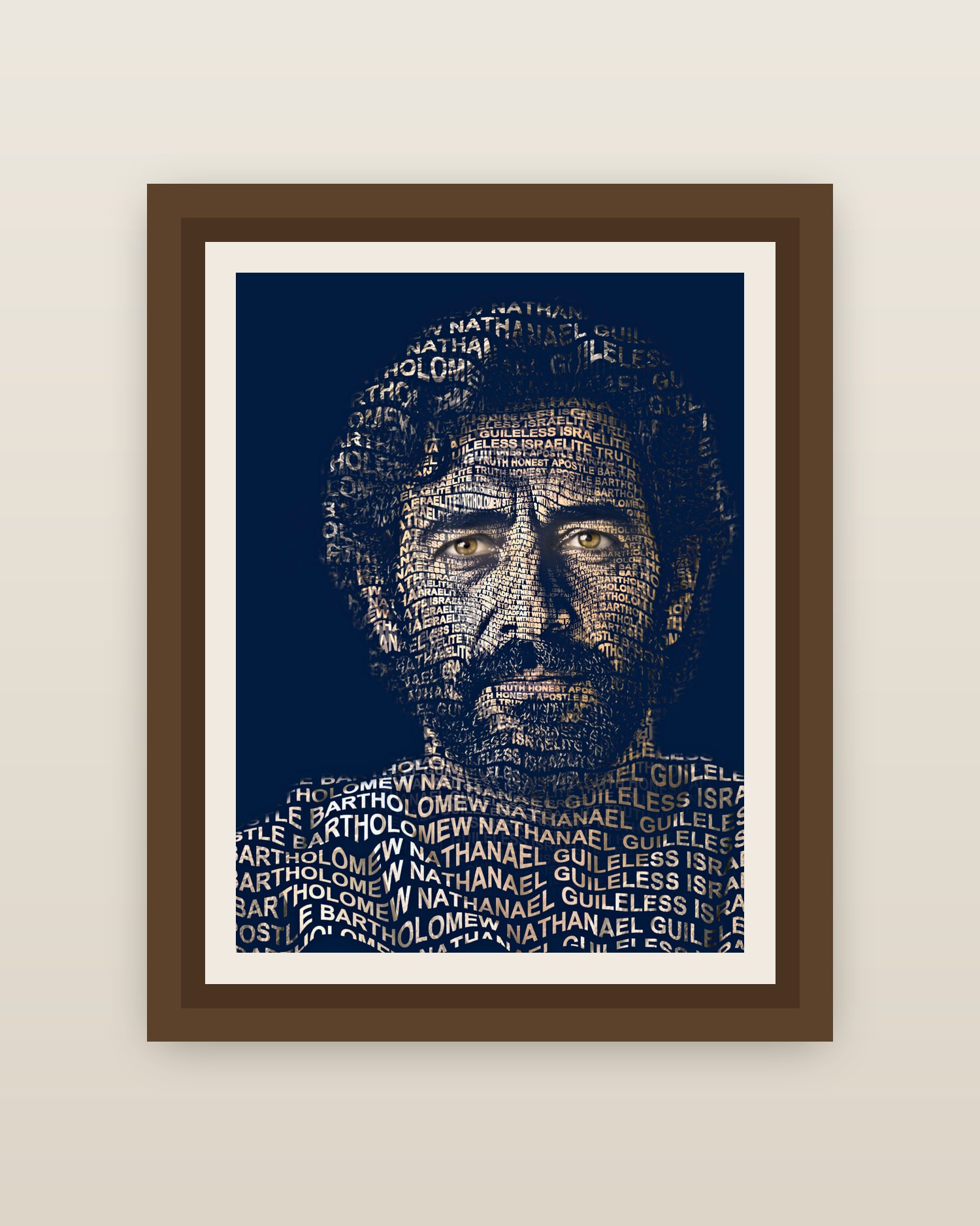 Framed on a wall