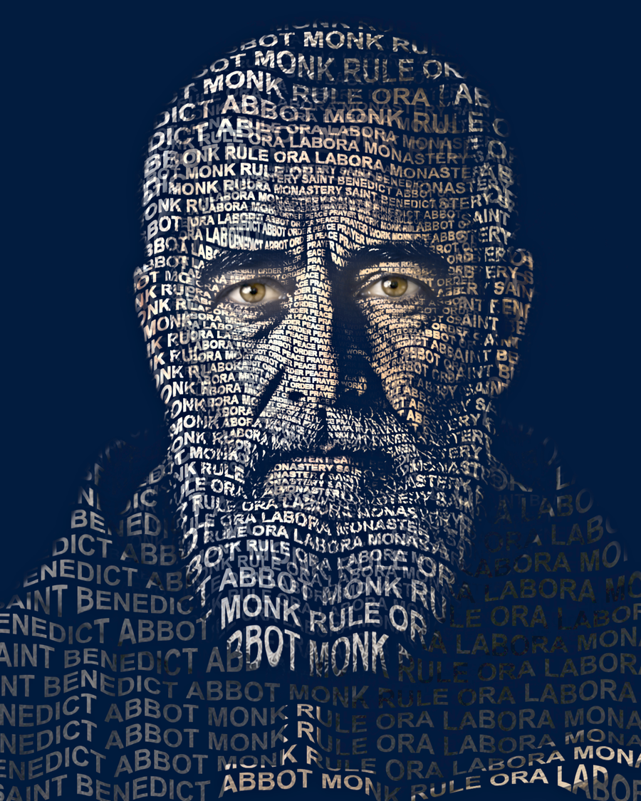 St. Benedict &mdash; sacred word portrait