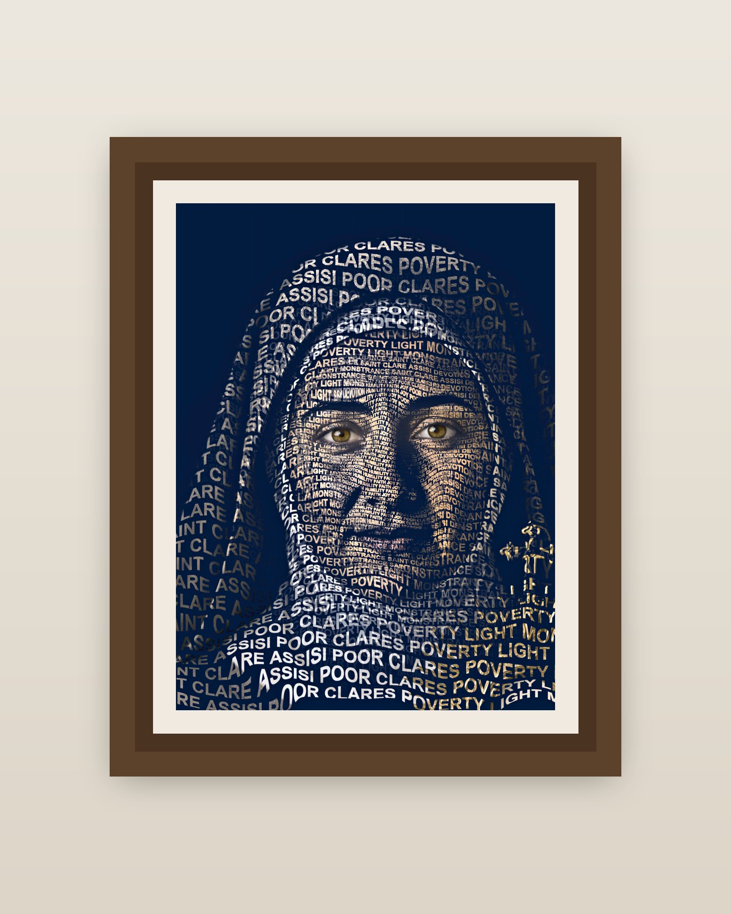 Framed on a wall