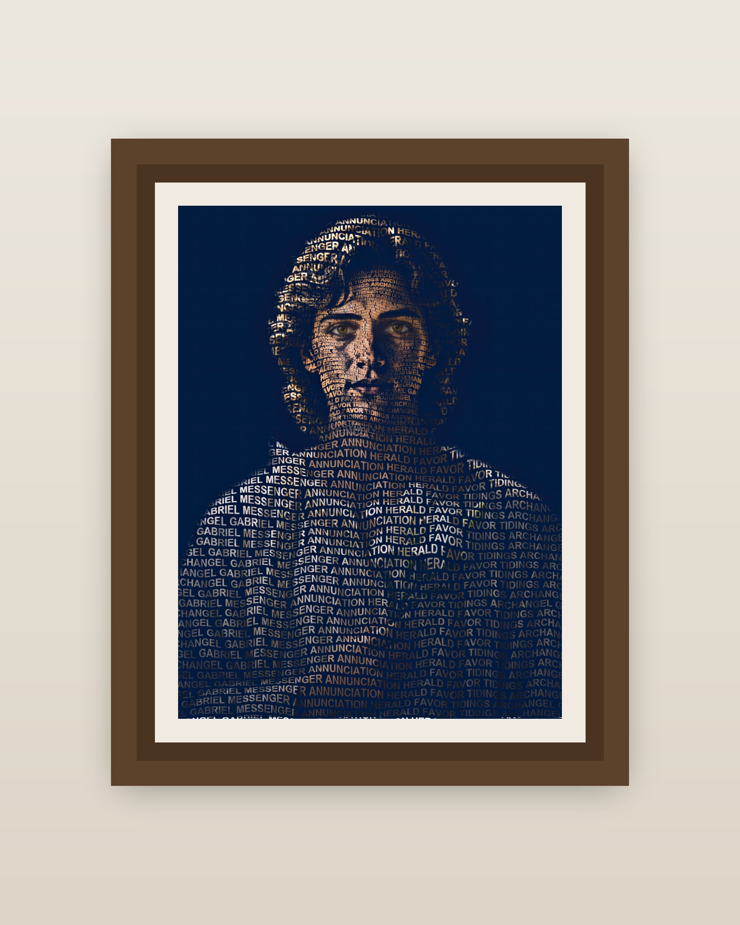 Framed on a wall