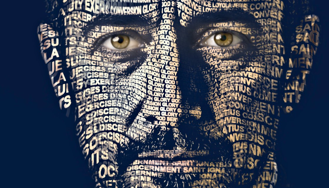 Close-up of the words