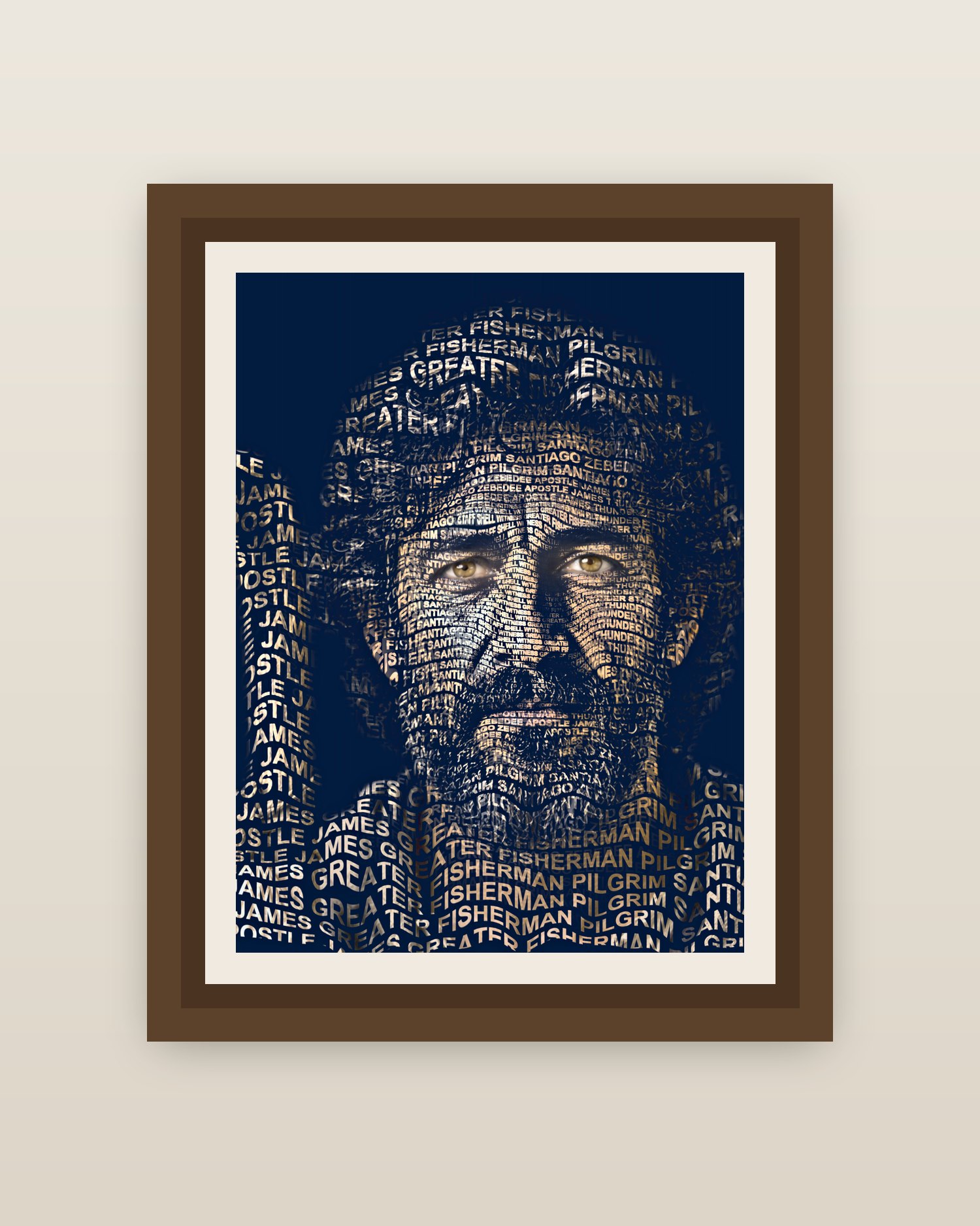 Framed on a wall