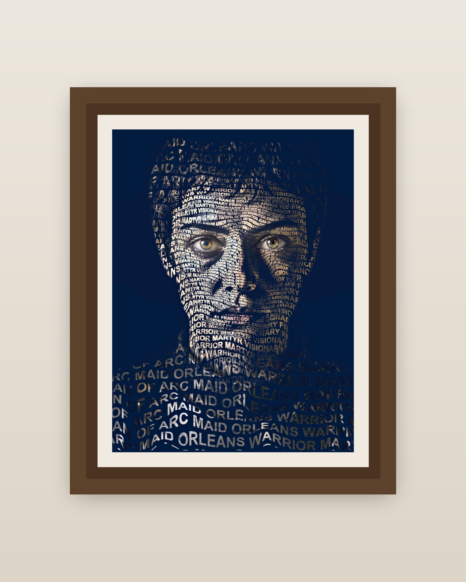 Framed on a wall
