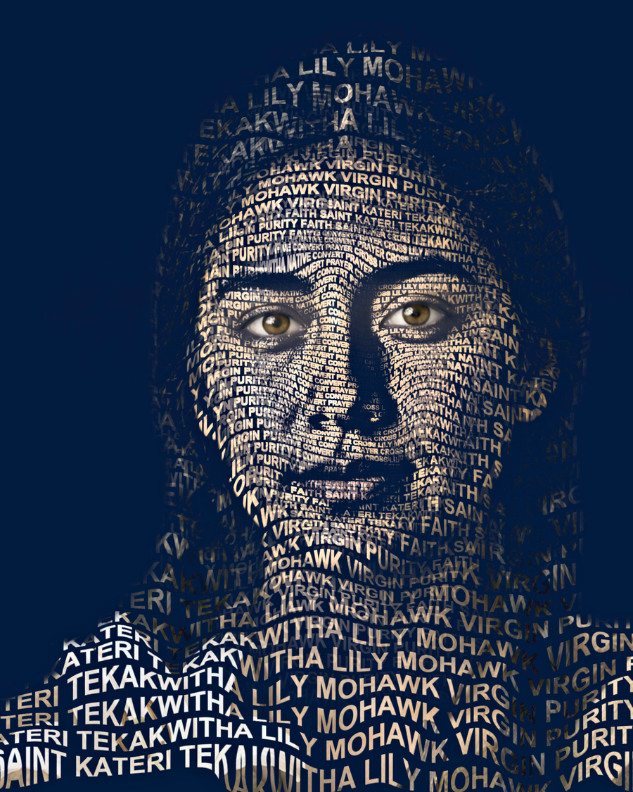 St. Kateri Tekakwitha &mdash; sacred word portrait