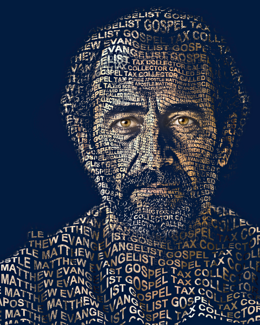 St. Matthew &mdash; sacred word portrait
