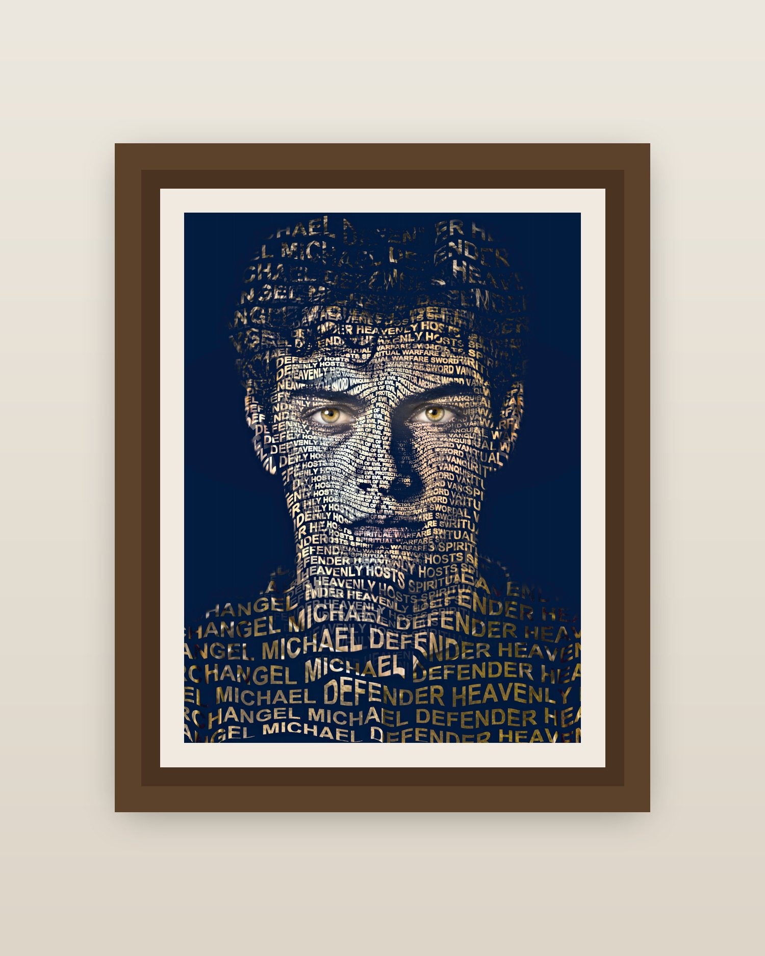 Framed on a wall