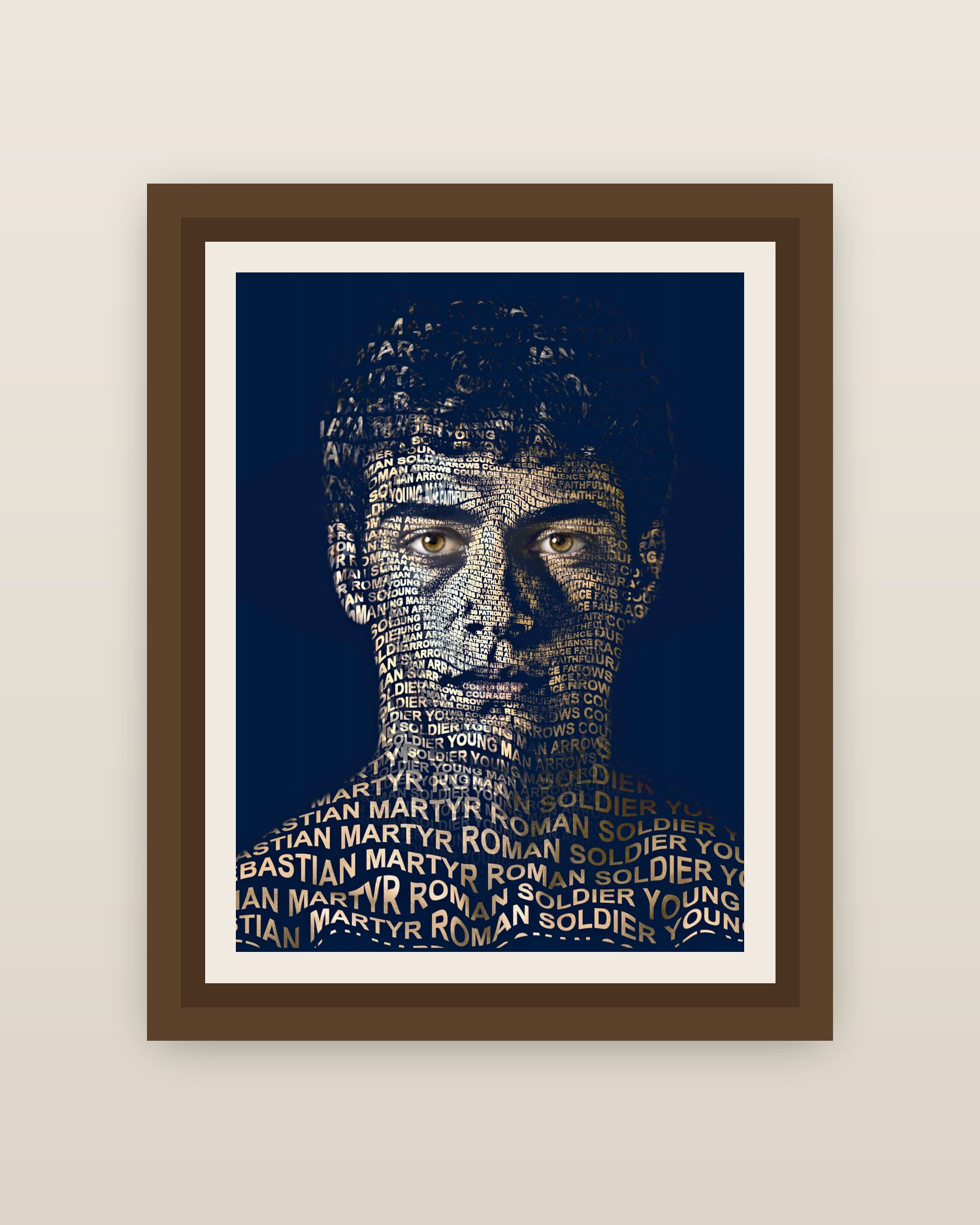 Framed on a wall
