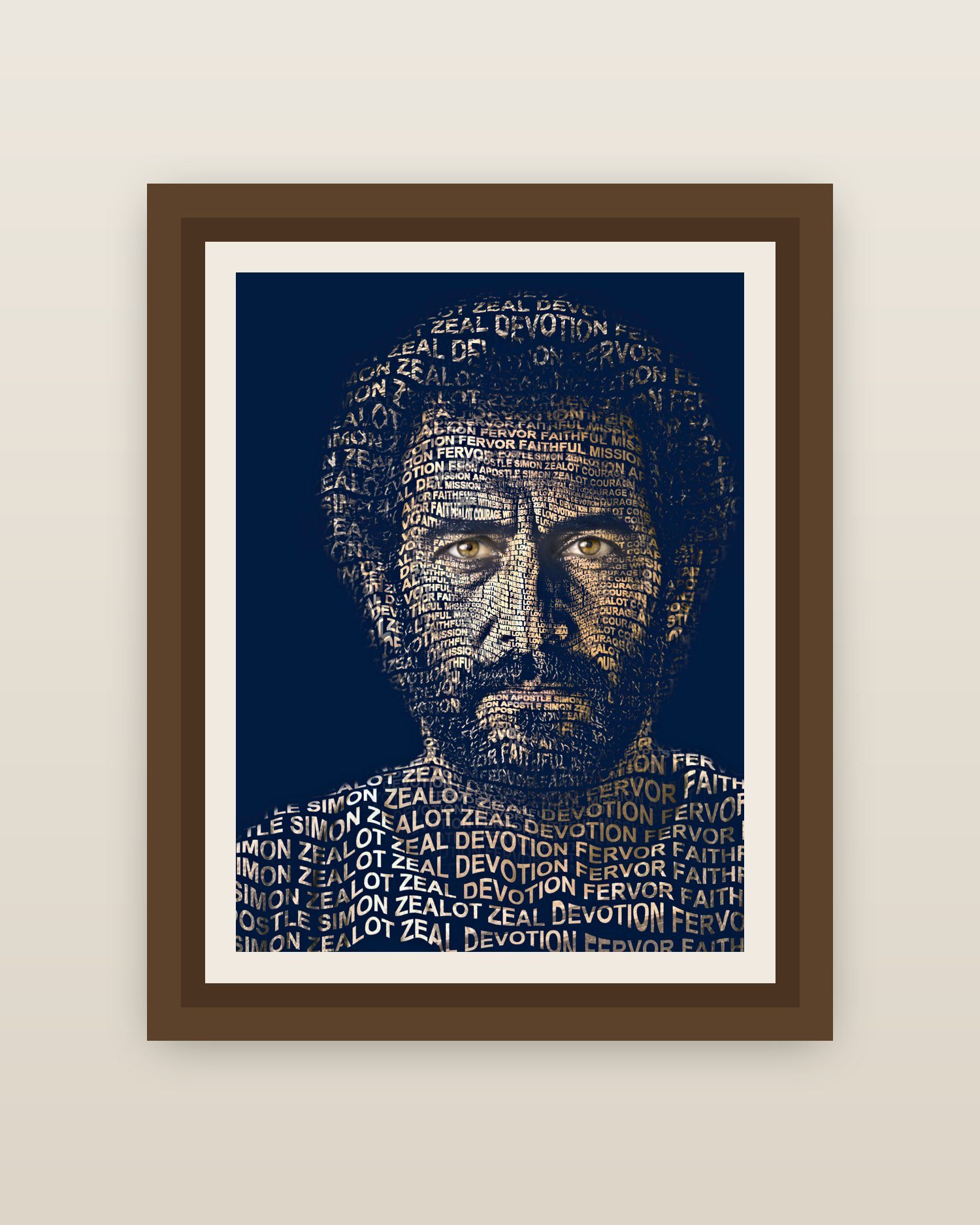 Framed on a wall