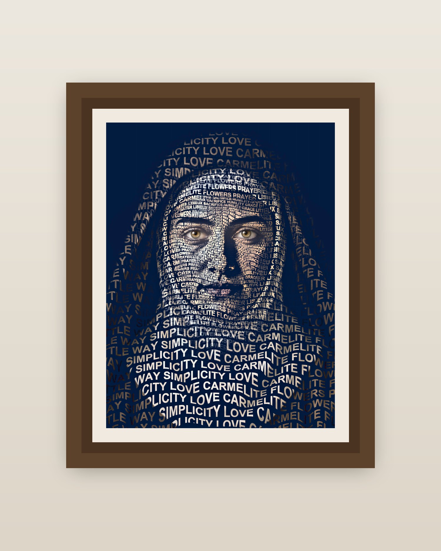 Framed on a wall