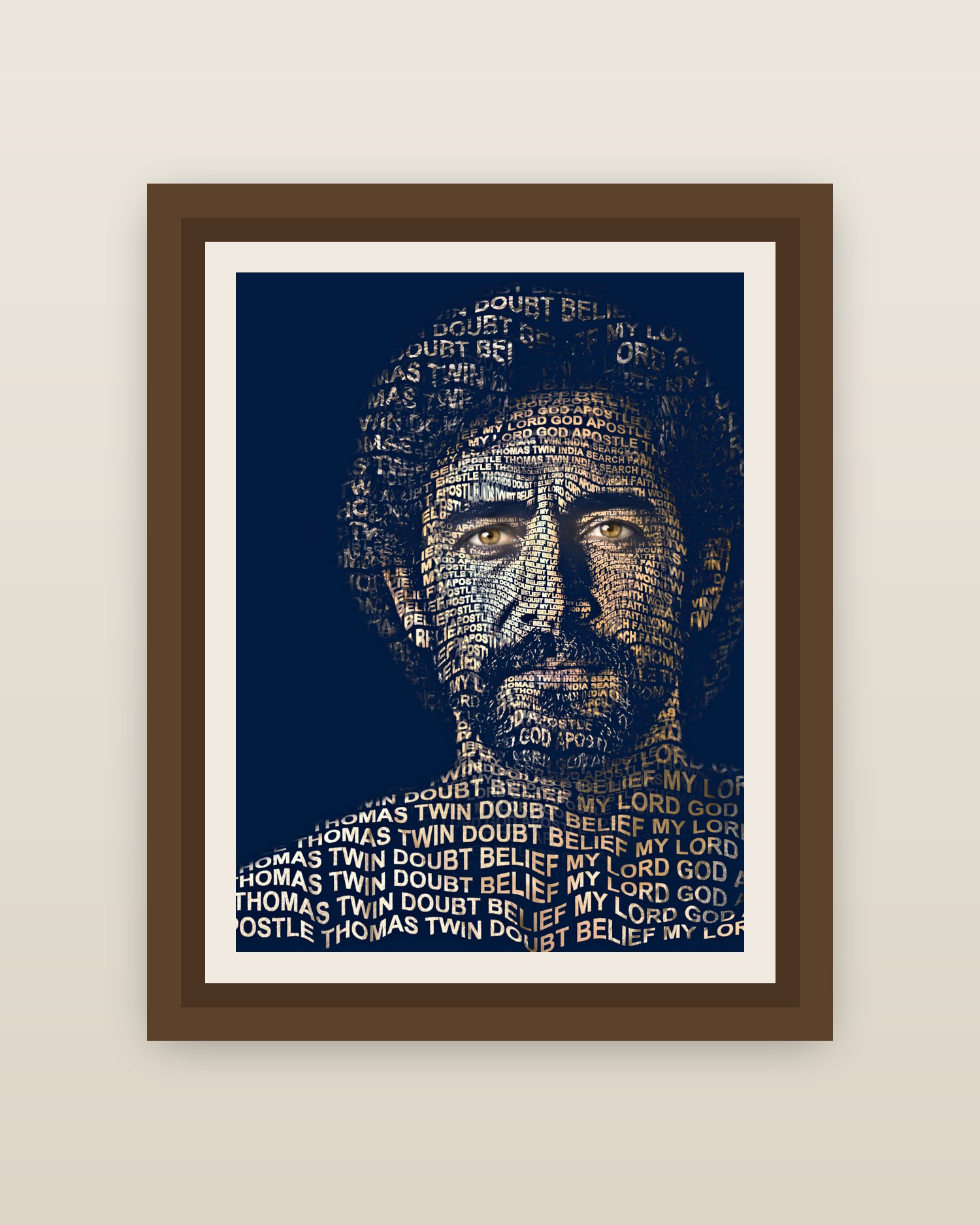 Framed on a wall